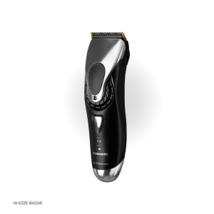 نمای کامل ماشین اصلاح موی پاناسونیک ER-GP707 با طراحی ارگونومیک و رنگ مشکی.