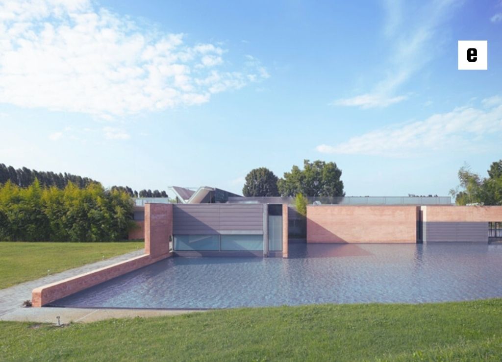 نمای خارجی ساختمان با معماری مینیمال