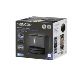 تصویر از باکس این محصول ربات مشکی Sencor AQUINO+