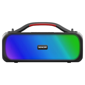 اسپیکر بلوتوثی و قابل حمل از برند سنکور با طراحی جذاب و پنل بزرگ و زیبا |led مدلsss3100