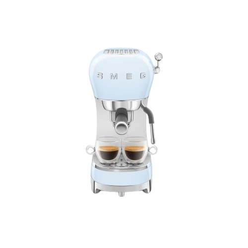 دستگاه اسپرسوساز دستی اسمگ مدل Smeg- ECF 02 رنگ آبی پاستیلی