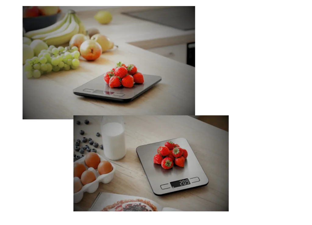 ترازوی دیجیتال و هوشمند برای آشپزخانه یاد شده در مقاله تجهیزات الکترونیکی هوشمند