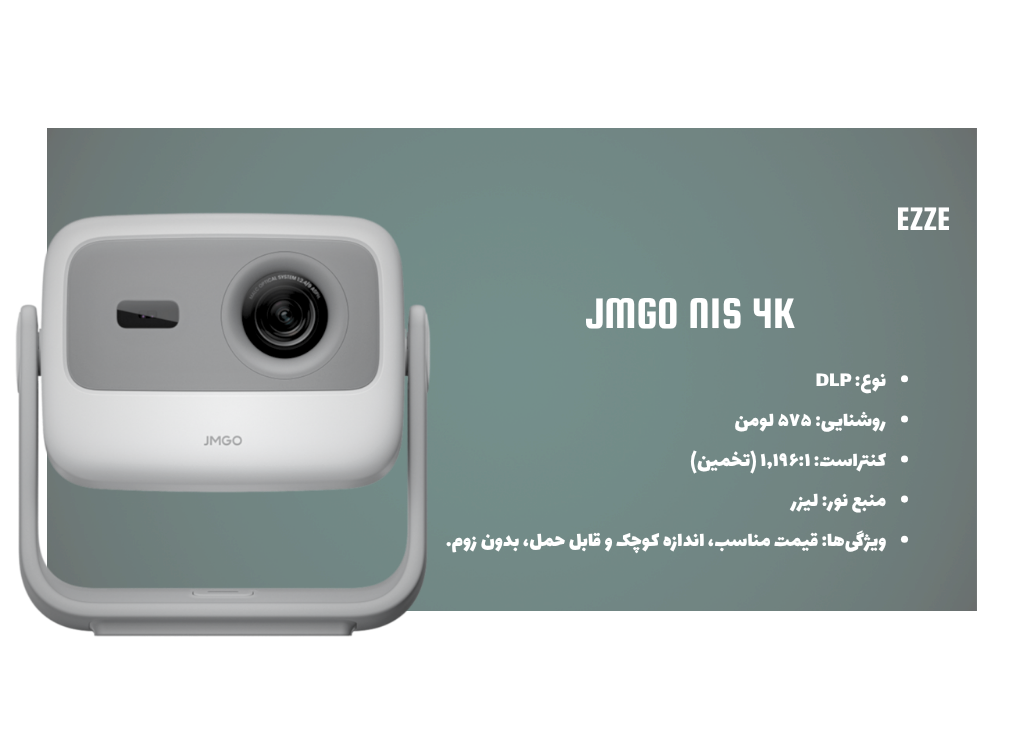 بهترین پروژکتورهای 4K :jmgo!