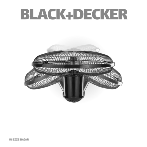 چرخش ۹۰ درجه‌ای پنکه ایستاده کنترلی بلک اند دکر