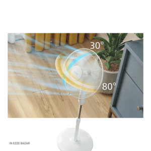 چرخش ۸۰ درجه‌ای پنکه ایستاده فیلیپس ACP620