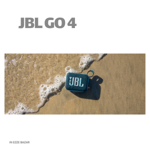 اسپیکر ضد گرد و غبار JBL Go 4 روی شن‌های ساحل