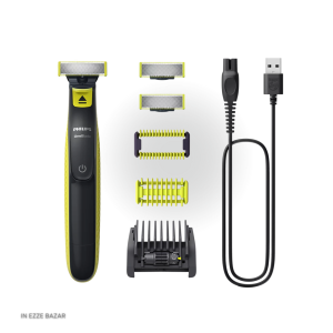 تمام متعلقات همراه ریش تراش فیلیپس OneBlade QP2824