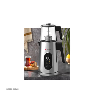 چای ساز مباشی مدل ME-TM303: چای‌ساز در یک آشپزخانه با طراحی مدرن