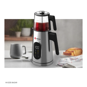 چای ساز مباشی مدل ME-TM303: مجموعه‌ای از انواع چای در کنار دستگاه.