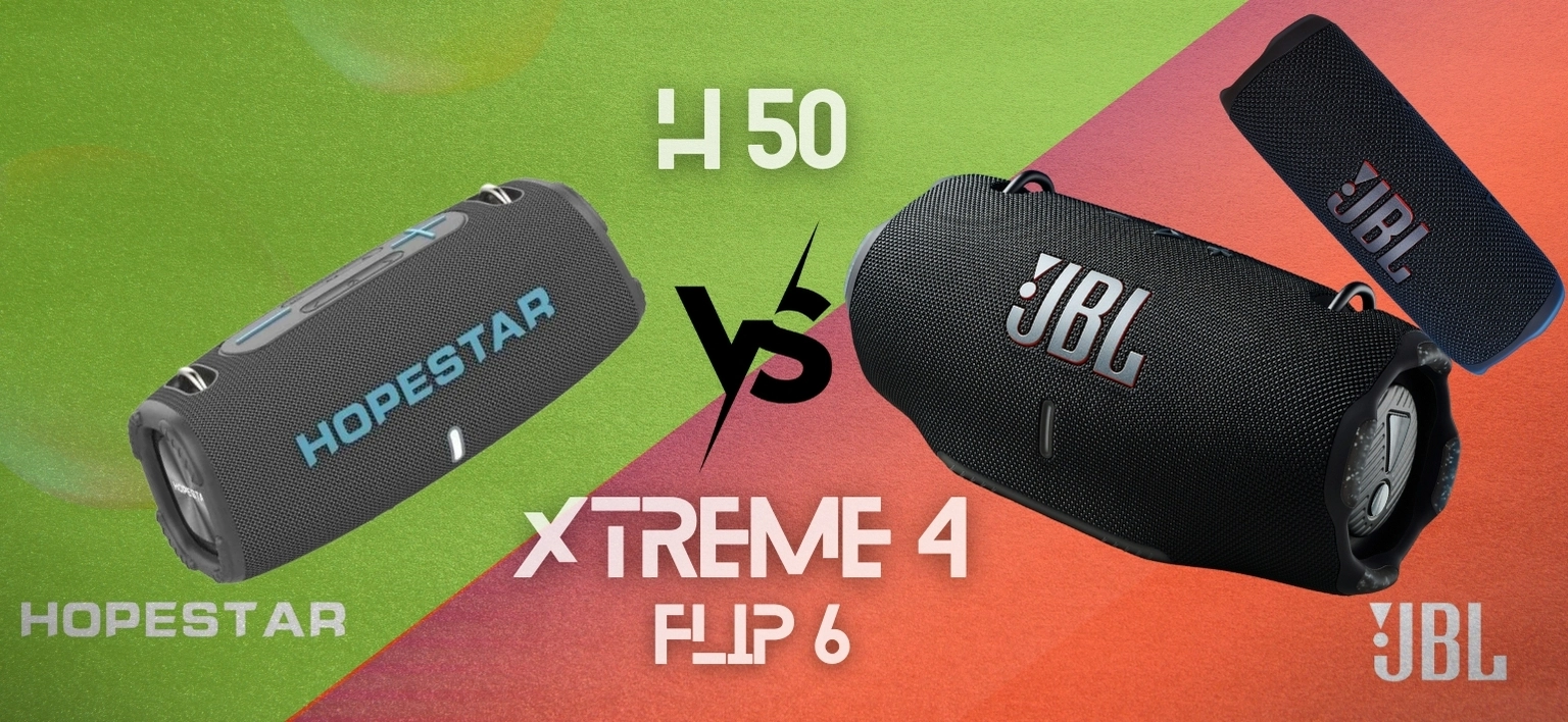 مقایسه تخصصی اسپیکر JBL Xtreme 4،Flip 6،Hopestar H50