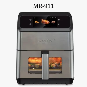 سرخ کن مایر MR-911؛ نمای روبه‌روی مدل دو المنت و پنجره دید